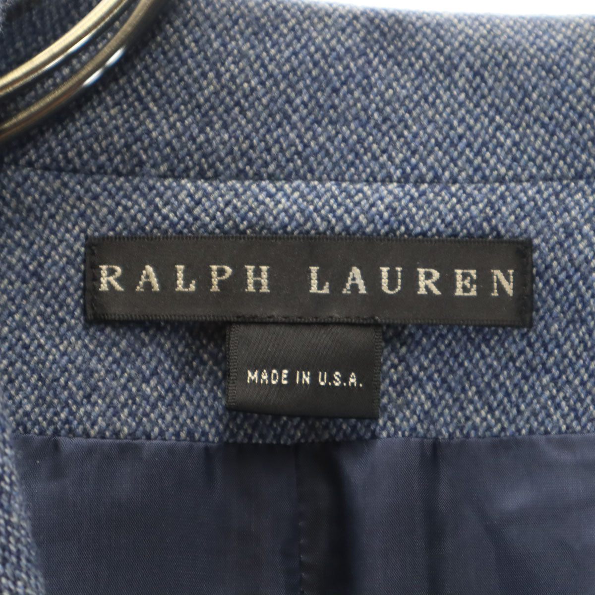 RALPH LAUREN ラルフローレン USA製 パンツスーツ 上下 セットアップ 4/2 ネイビー系 3点セット レディース