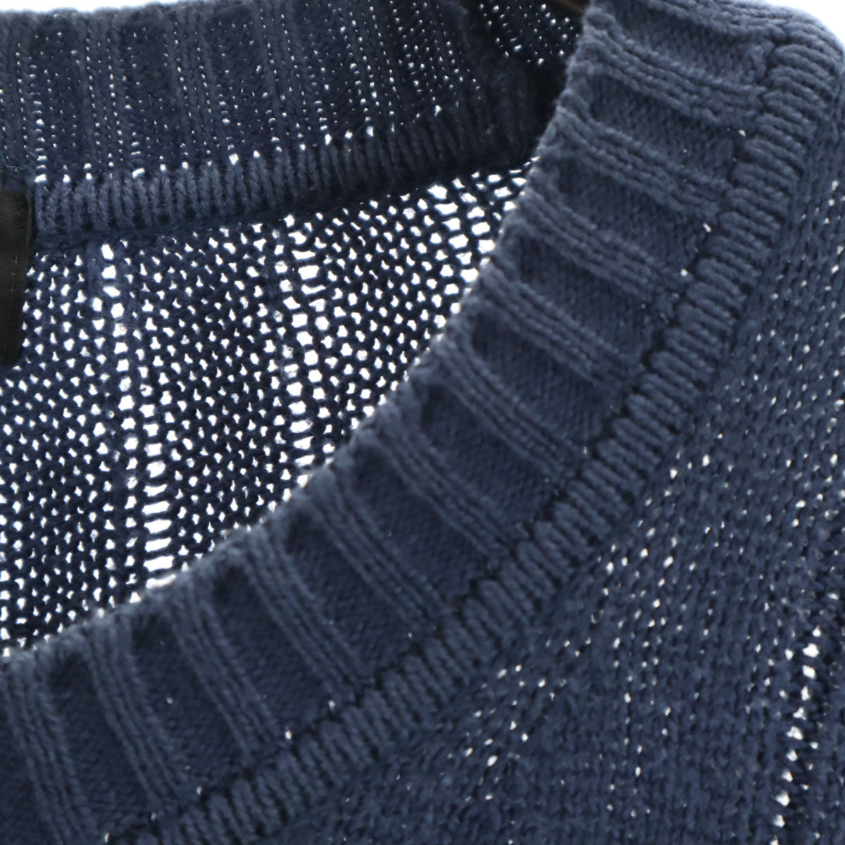 YVES SAINT LAURENT イヴサンローラン 90s 日本製 シルクブレンド オールド 長袖 セーター LA ブルー ニット メンズ