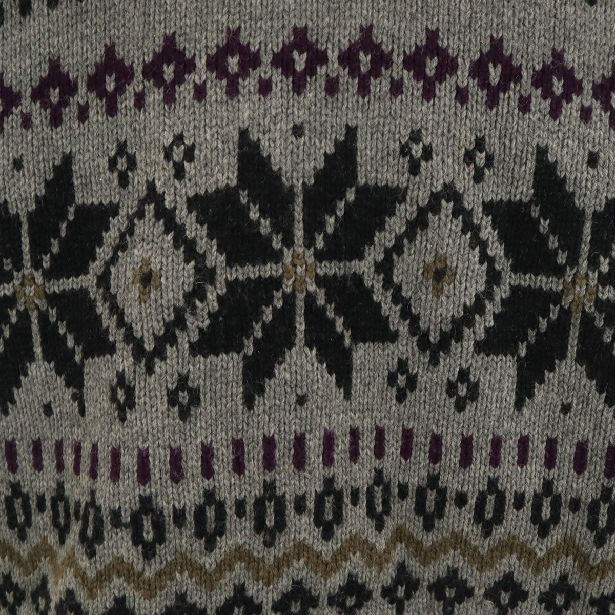 GAP ギャップ 80s ヴィンテージ 総柄 長袖 セーター L グレー ニット メンズ