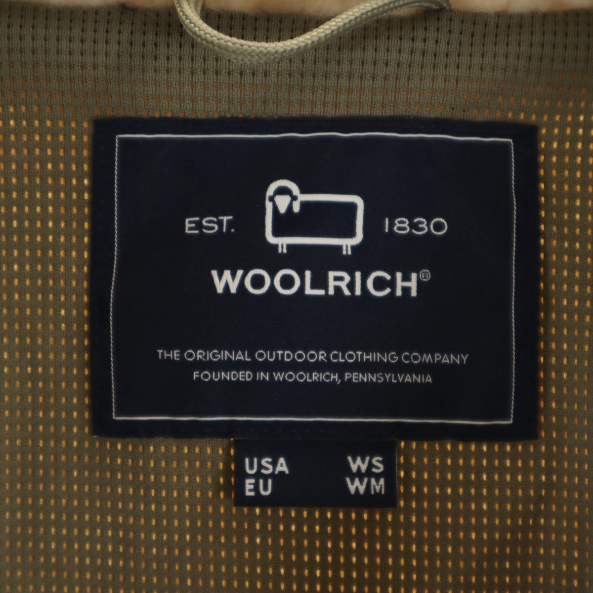 WOOLRICH ウールリッチ フリースジャケット WS アイボリー系 レディース