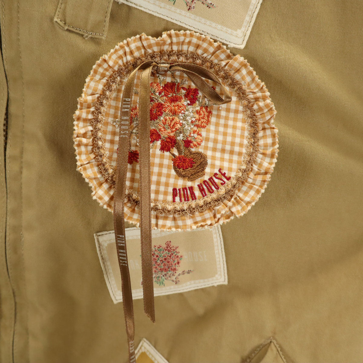 PINK HOUSE ピンクハウス 日本製 ブルゾン ベージュ 薄中綿入り レディース
