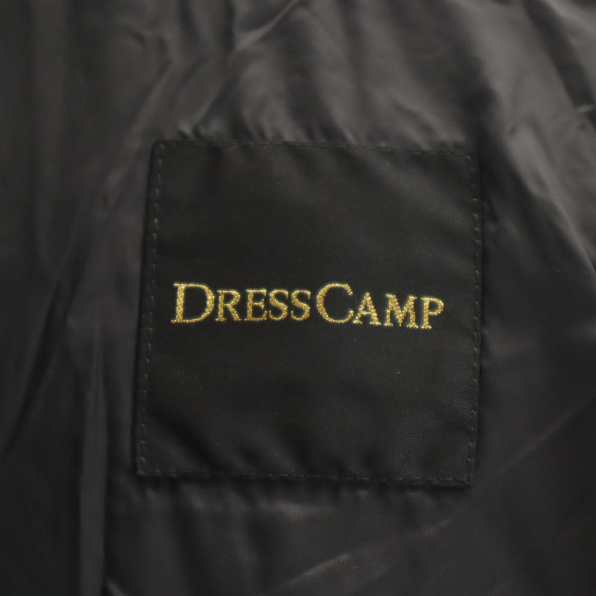 DRESSCAMP ドレスキャンプ DUVETICA デュベティカ コラボ 千鳥柄 ダウンジャケット 38 ベージュ系 レディース