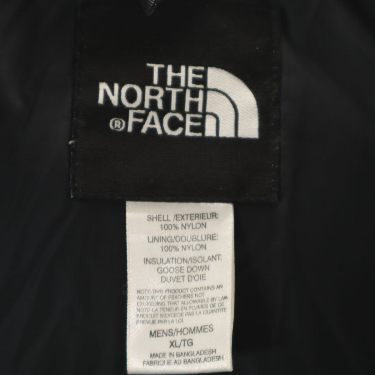 THE NORTH FACE ノースフェイス ヌプシ ダウンジャケット XL ブラック ND01001 メンズ