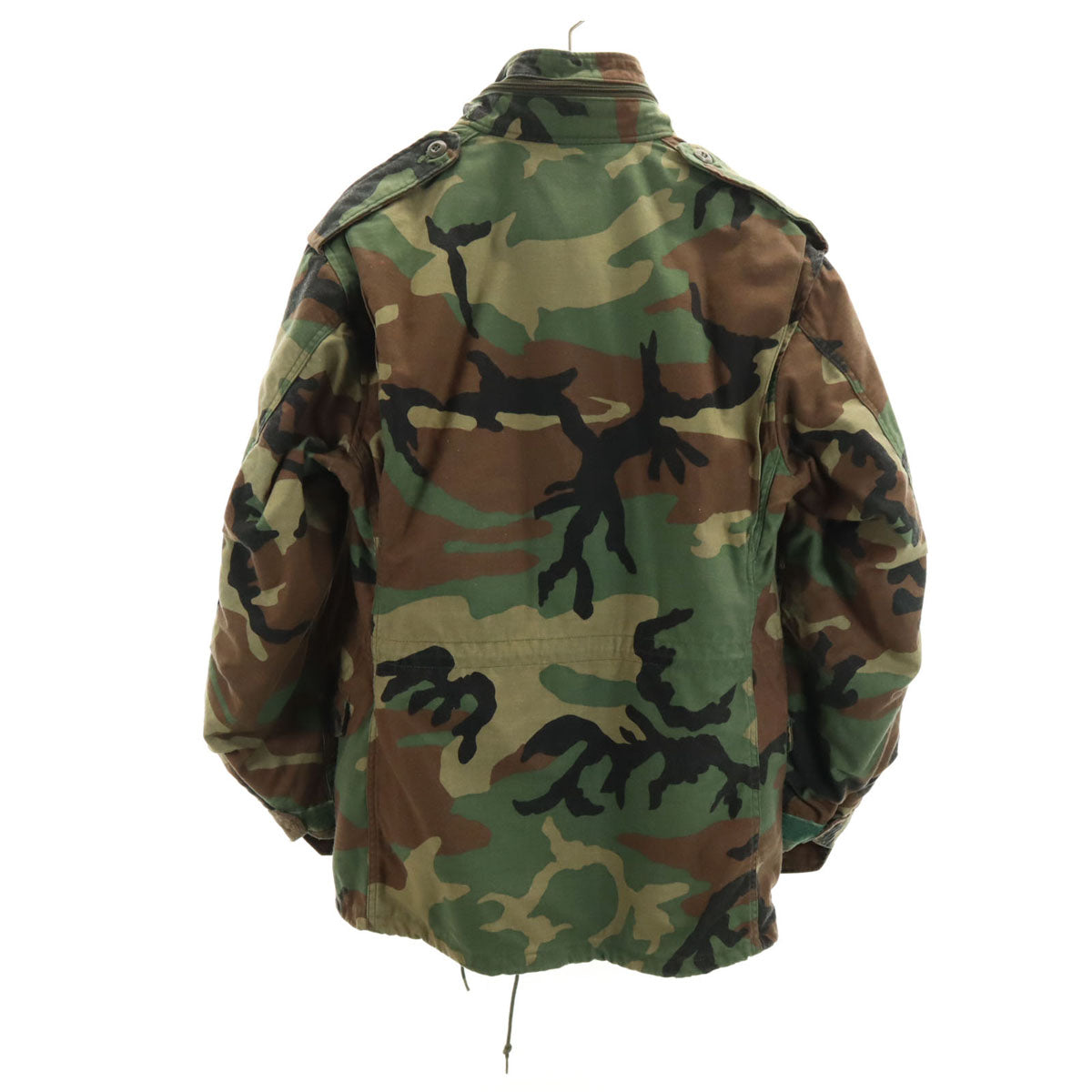 US ARMY アメリカ軍 80s アメリカ軍 ヴィンテージ カモフラ柄 ライナー付き ミリタリージャケット S カーキ 迷彩 メンズ