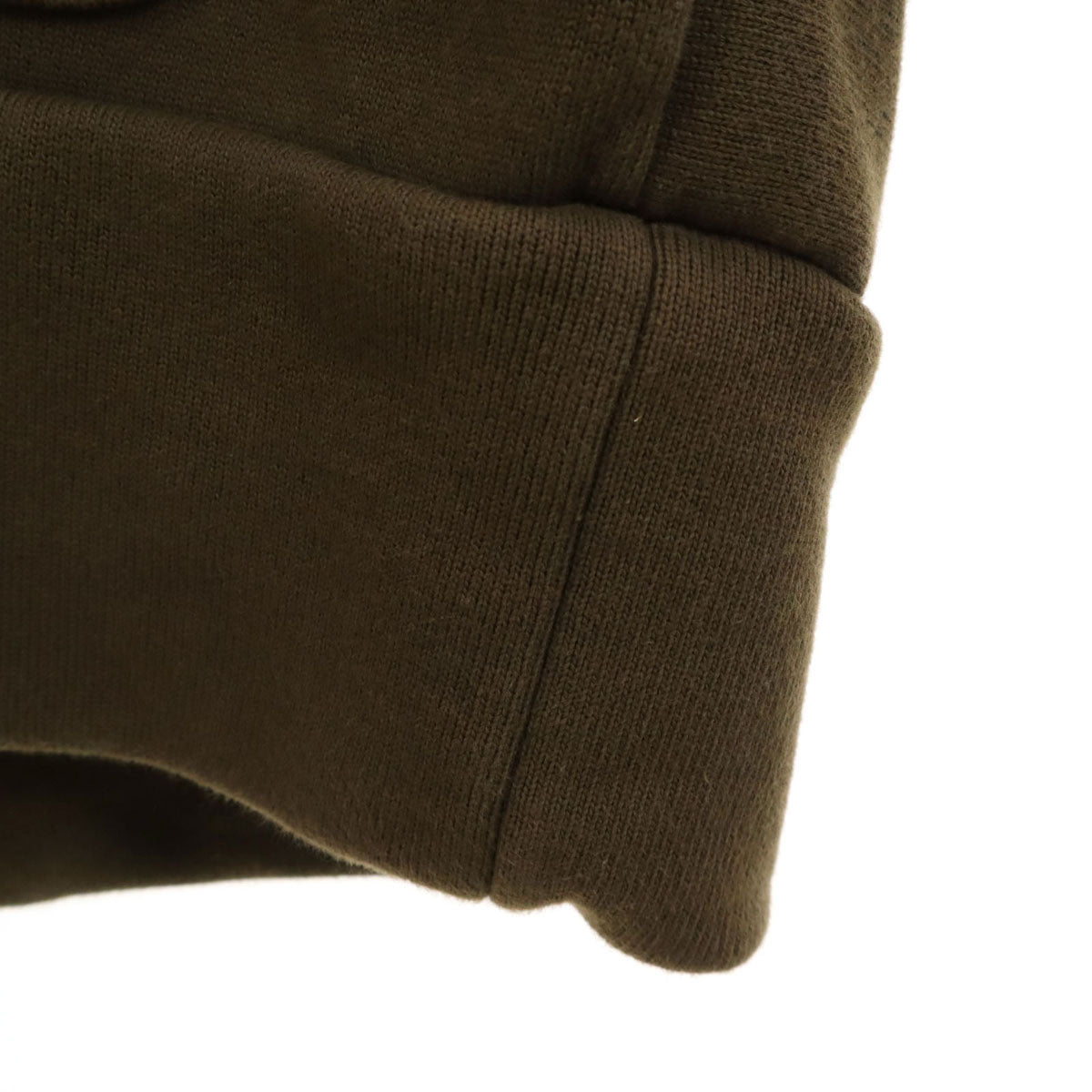 LIMI feu リミフゥ 日本製 スウェット ワーク コート S オリーブ ヨウジヤマモト レディース