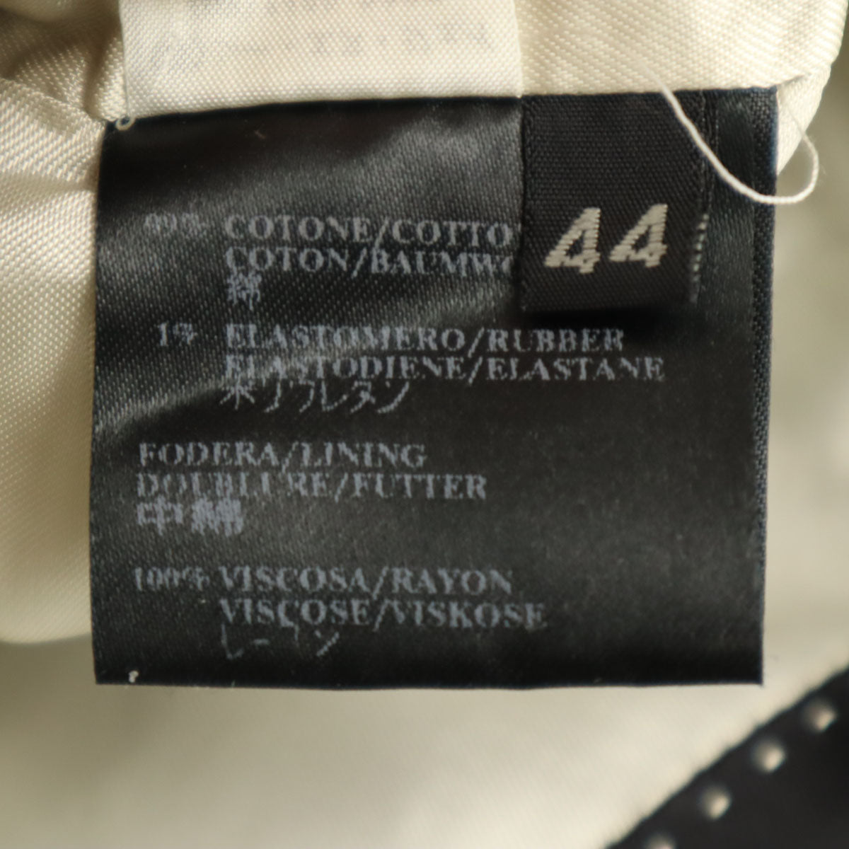 CoSTUME NATIONAL HOMME コスチュームナショナルオム テーラードジャケット 44 ブラック メンズ