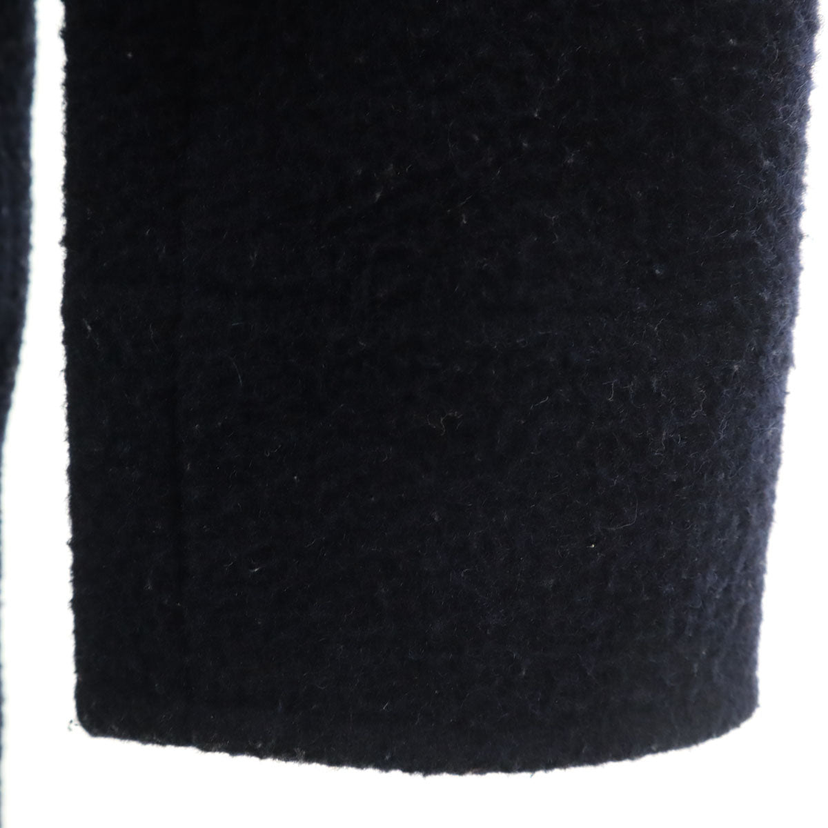 Danton ダントン 日本製 ウールモッサ コート 34 濃紺 レディース