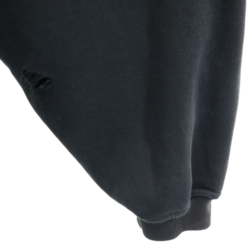 FILA フィラ 90s カナダ製 オールド 長袖 スウェットパーカー XL ブラック メンズ