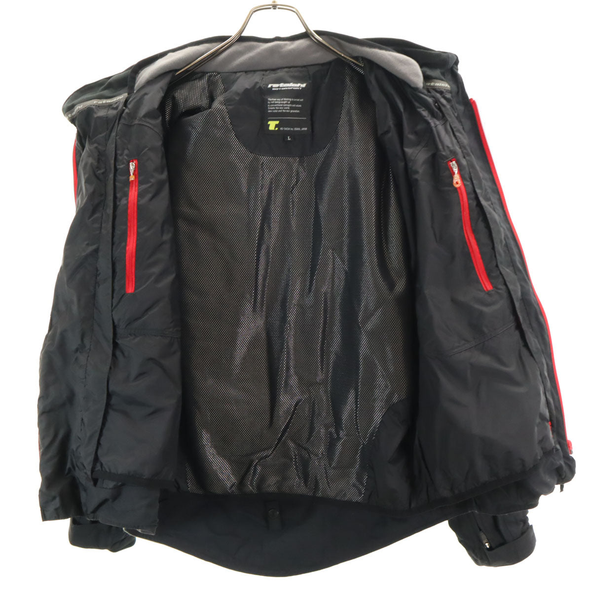 RS TAICHI アールエスタイチ バイク ライディング ジャケット L ブラック 中綿ライナー付き RSJ681 モーターサイクル メンズ