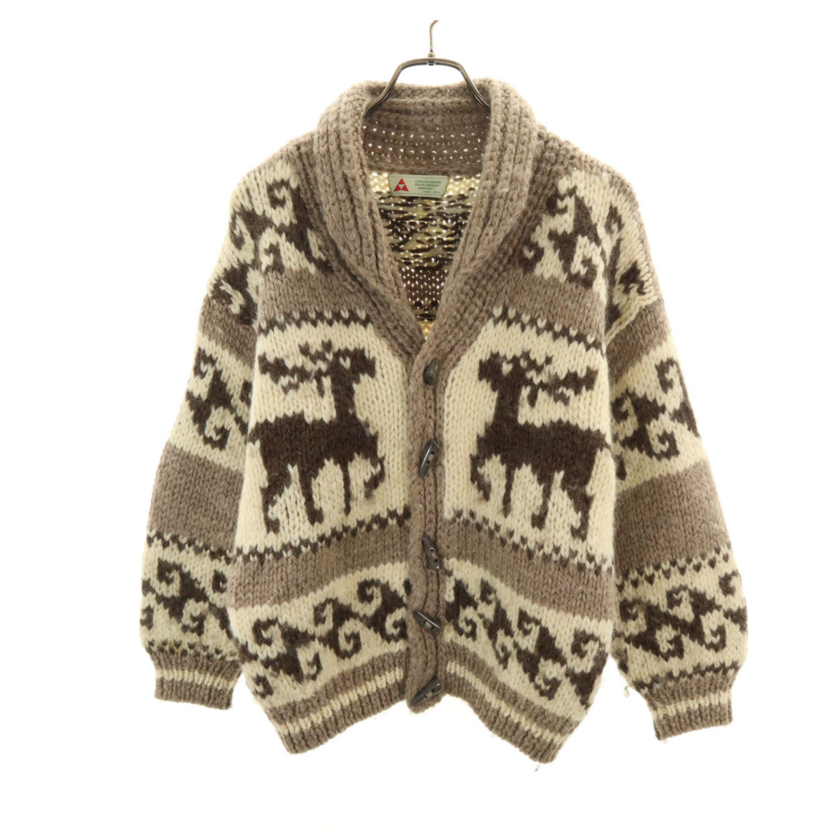 COXCOMB OUTDOOR WEAR オールド トナカイ柄 ショールカラー カウチン