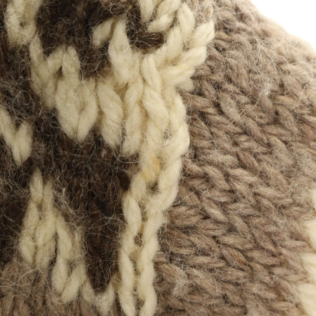 COXCOMB OUTDOOR WEAR オールド トナカイ柄 ショールカラー カウチンジャケット アイボリー トグルボタン レディース