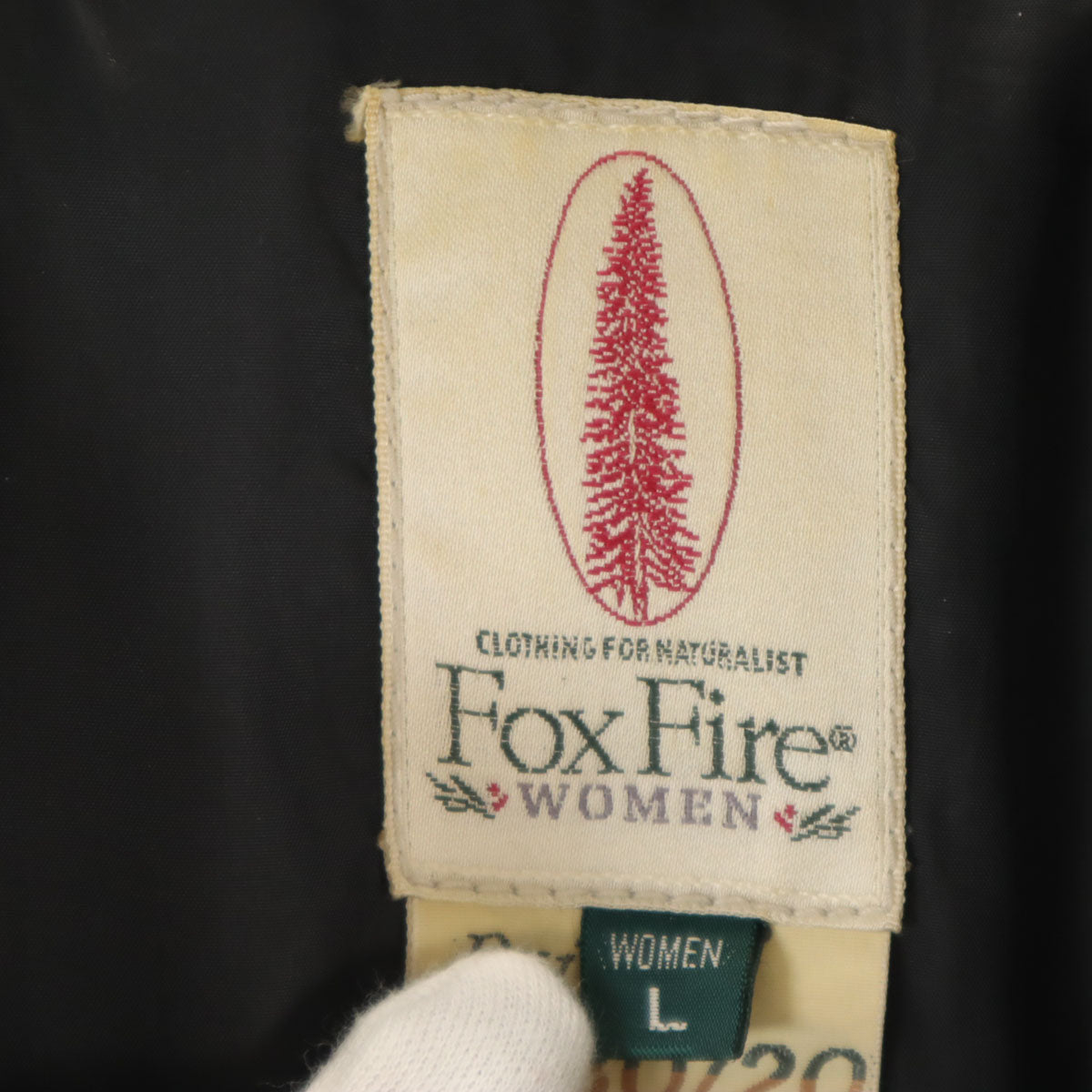 Foxfire フォックスファイヤー ダウンジャケット L ネイビー レディース