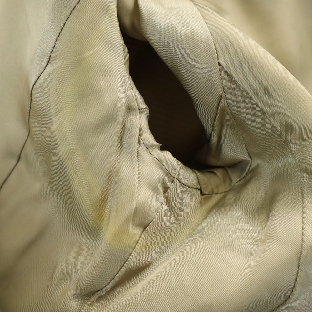 RALPH LAUREN ラルフローレン シルクブレンド ハウンドトゥース柄 ダブル テーラードジャケット 9 ベージュ レディース