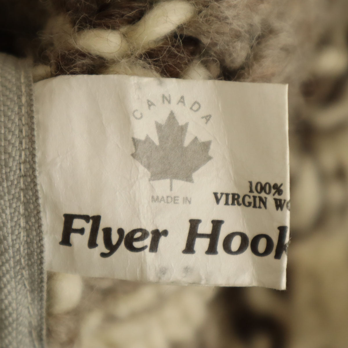 flyey hooks フライヤーフック カナダ製 ウール トナカイ カウチンジャケット ベージュ メンズ