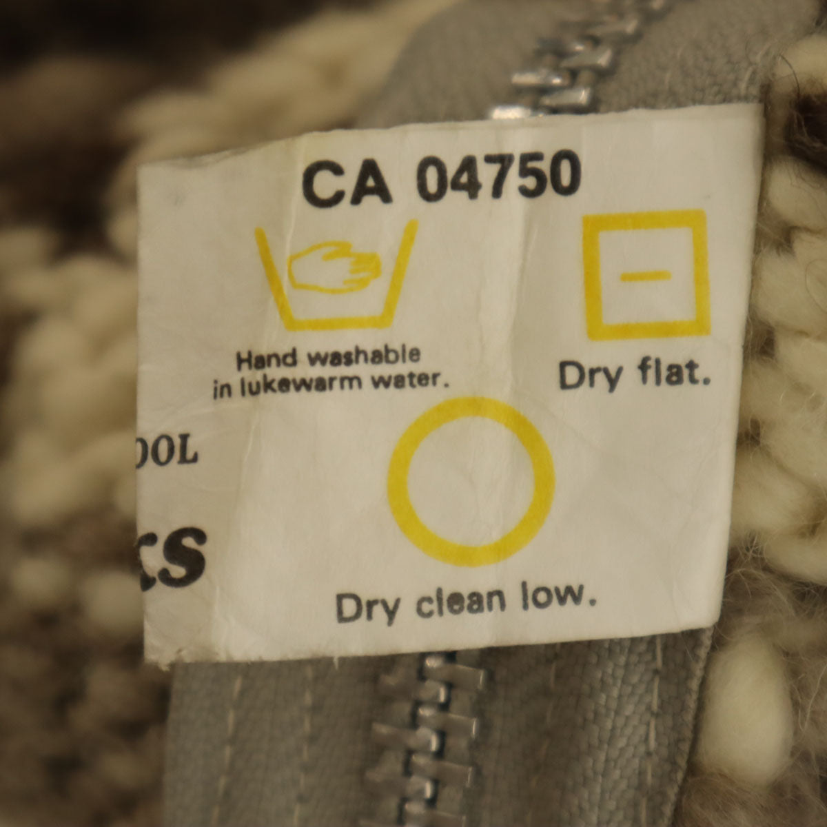 flyey hooks フライヤーフック カナダ製 ウール トナカイ カウチンジャケット ベージュ メンズ