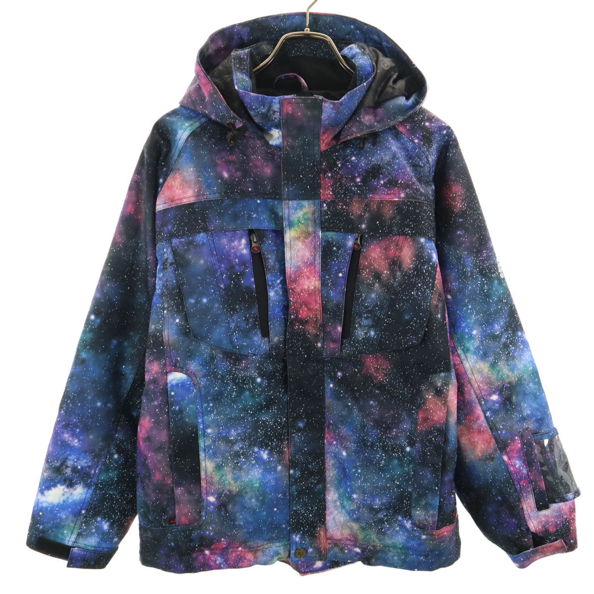 PONTAPES ポンタペス ギャラクシープリント 中綿ジャケット XS ブルー系 メンズ