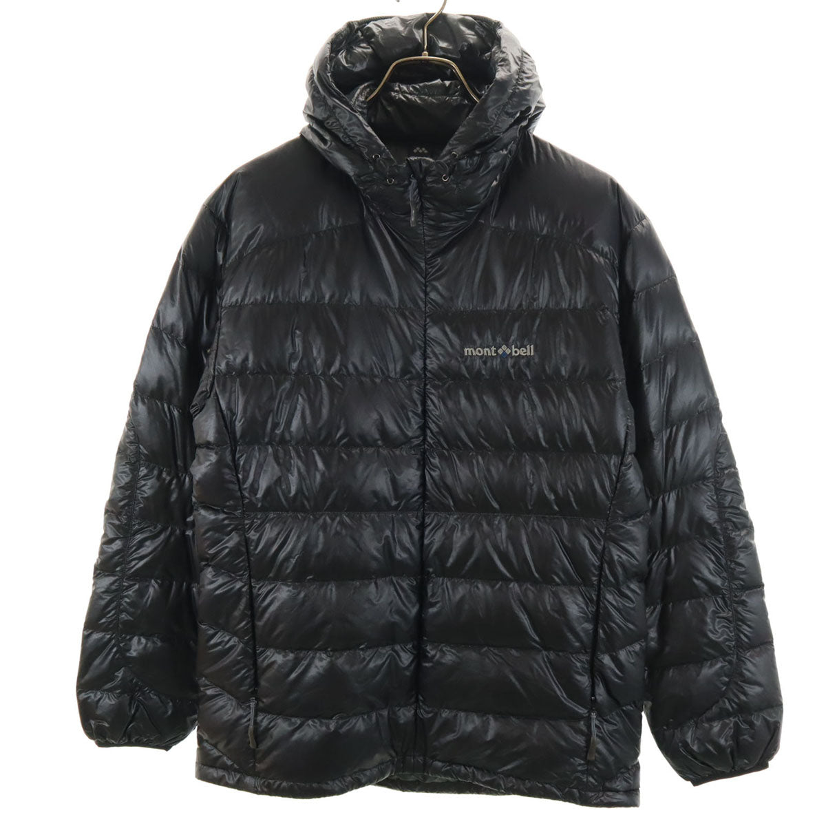 mont-bell モンベル U.L. ダウンジャケット M ブラック 収納袋付き アウトドア メンズ