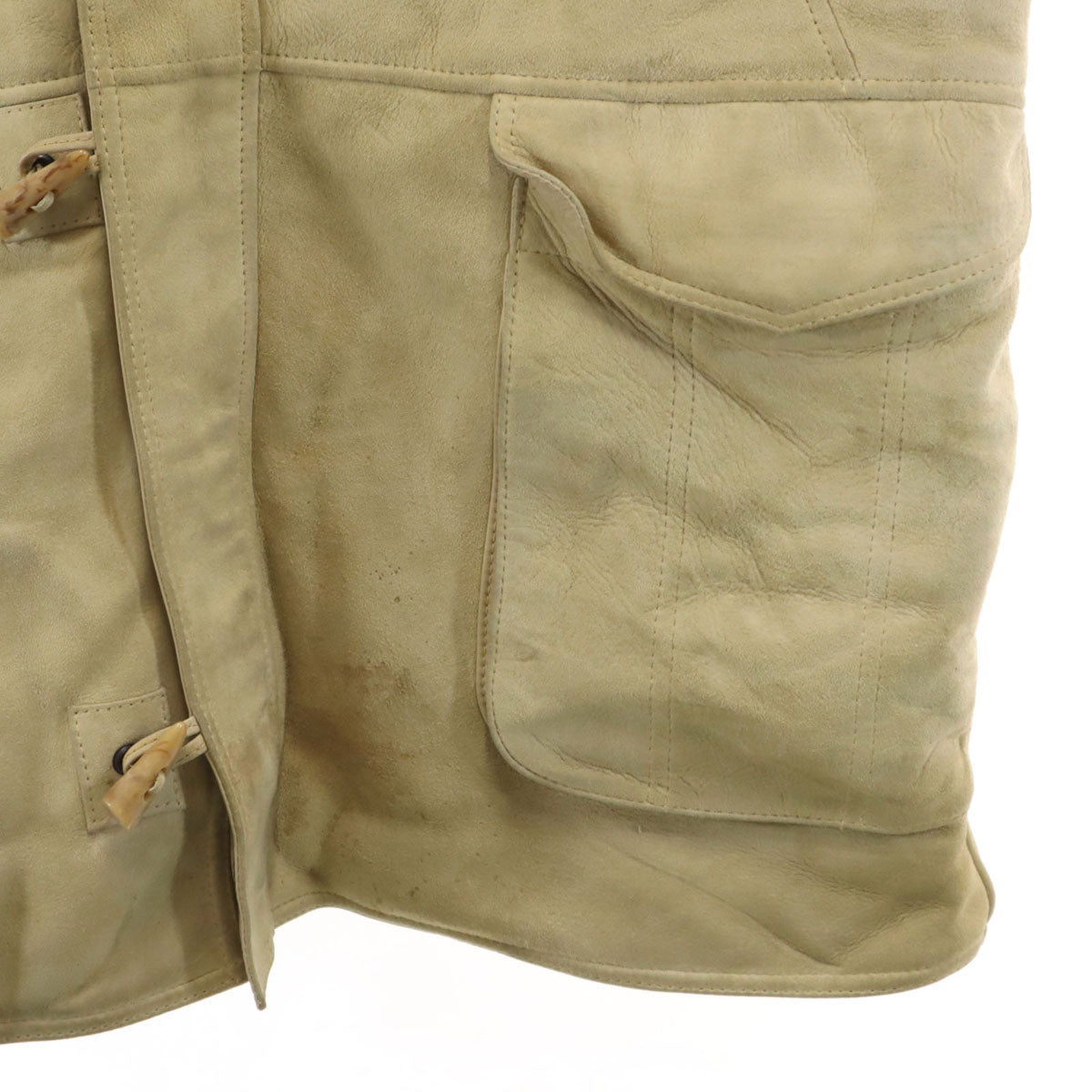 DOWN UNDER INTERNATIONAL ダウンアンダーインターナショナル 80s 90s オールド ムートンコート XL ベージュ メンズ