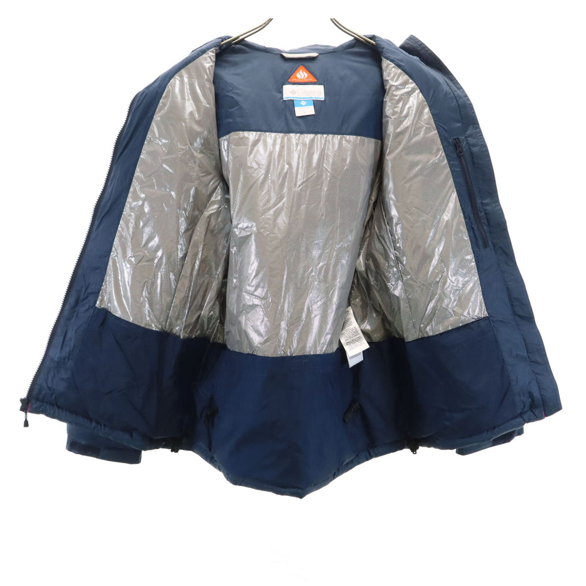 Columbia コロンビア ダウンジャケット M ネイビー アウトドア オムニヒート レディース