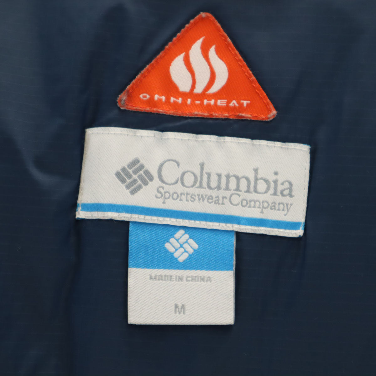 Columbia コロンビア ダウンジャケット M ネイビー アウトドア オムニヒート レディース