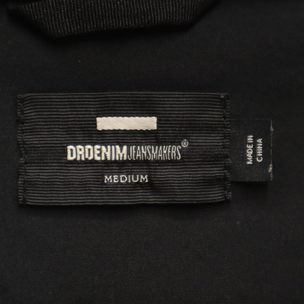 Dr Denim ドクターデニム 長袖 ジップパーカー M 黒 裏起毛 レディース