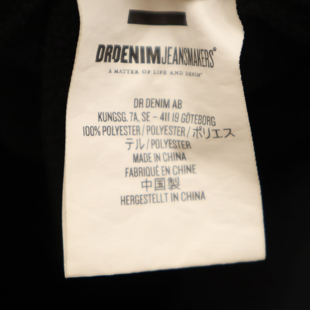 Dr Denim ドクターデニム 長袖 ジップパーカー M 黒 裏起毛 レディース