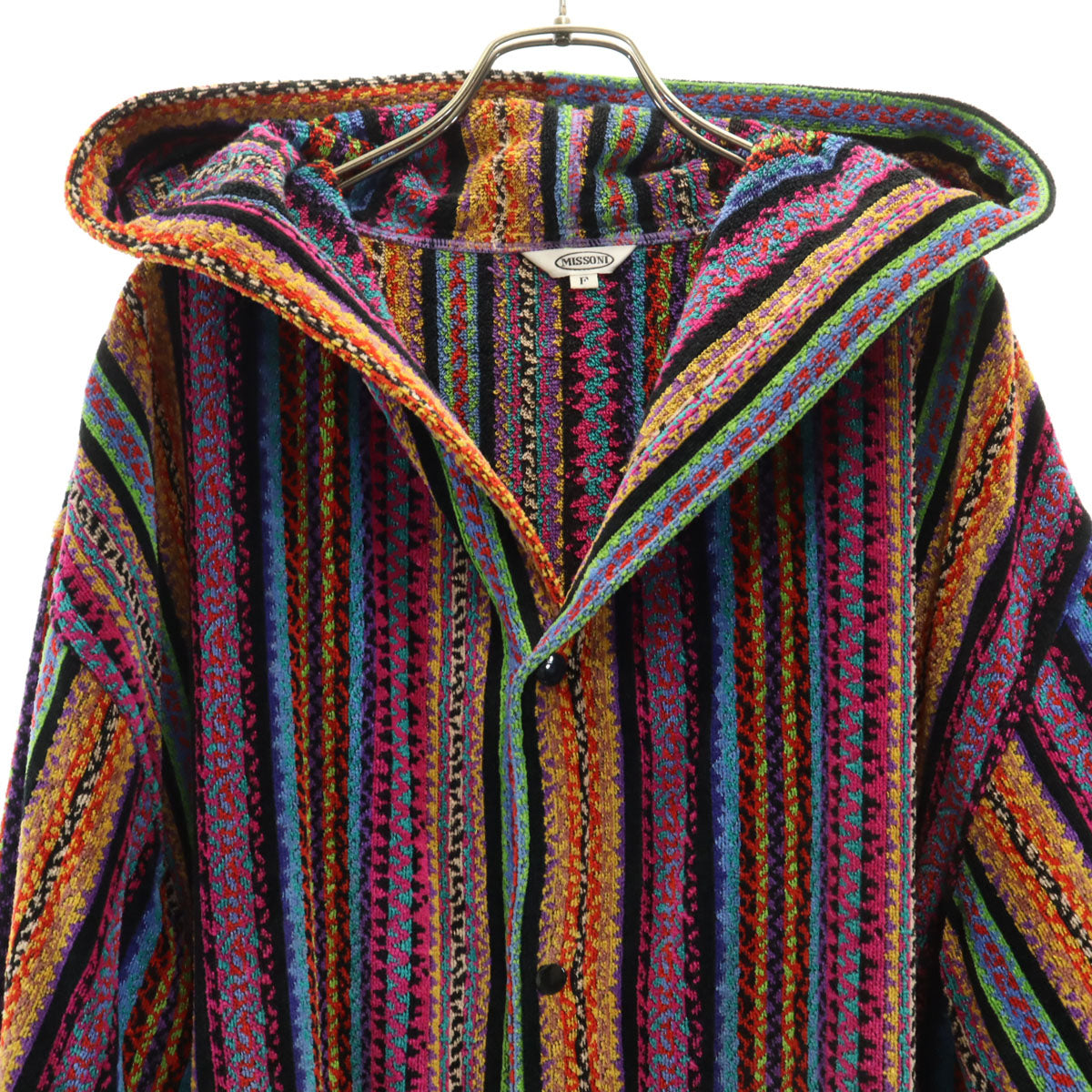 Missoni ミッソーニ フード付き ガウンコート F ピンク系 メンズ