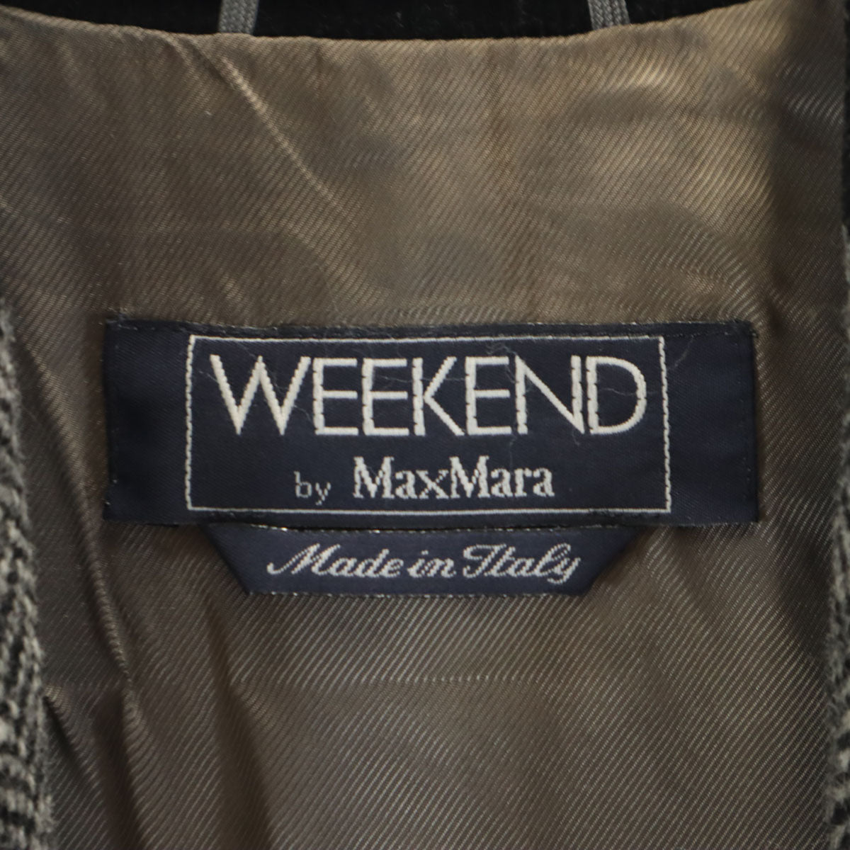 WEEKEND MaxMara ウィークエンドマックスマーラ ウール テーラードジャケット 40 ブラック系 レディース