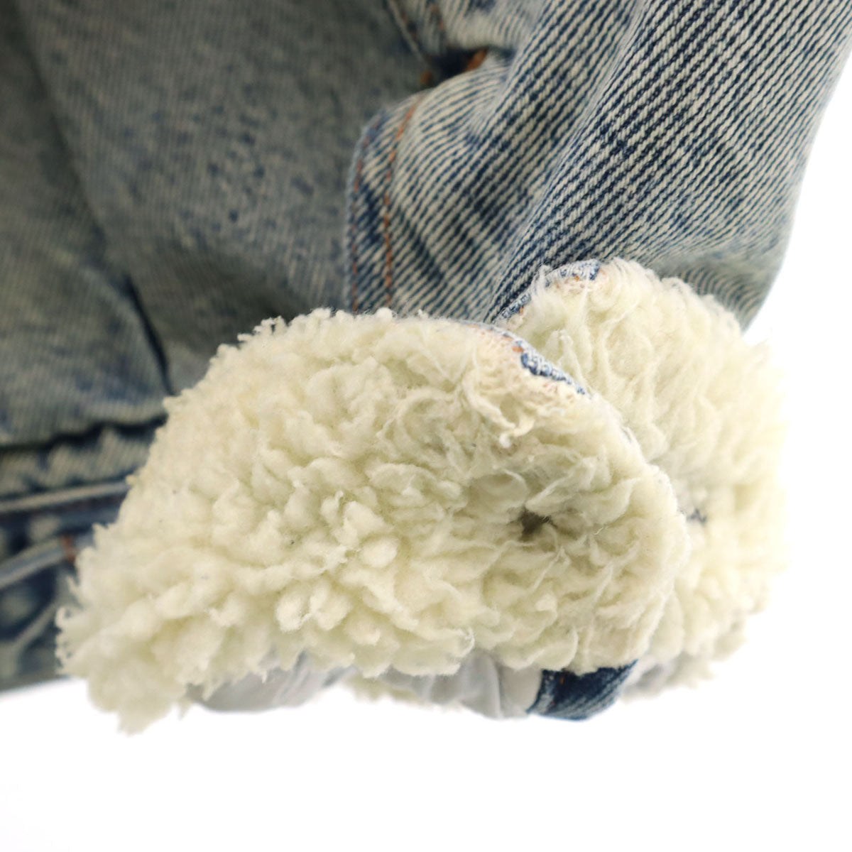 Levi's リーバイス デニムジャケット S ブルー ボア ジージャン メンズ