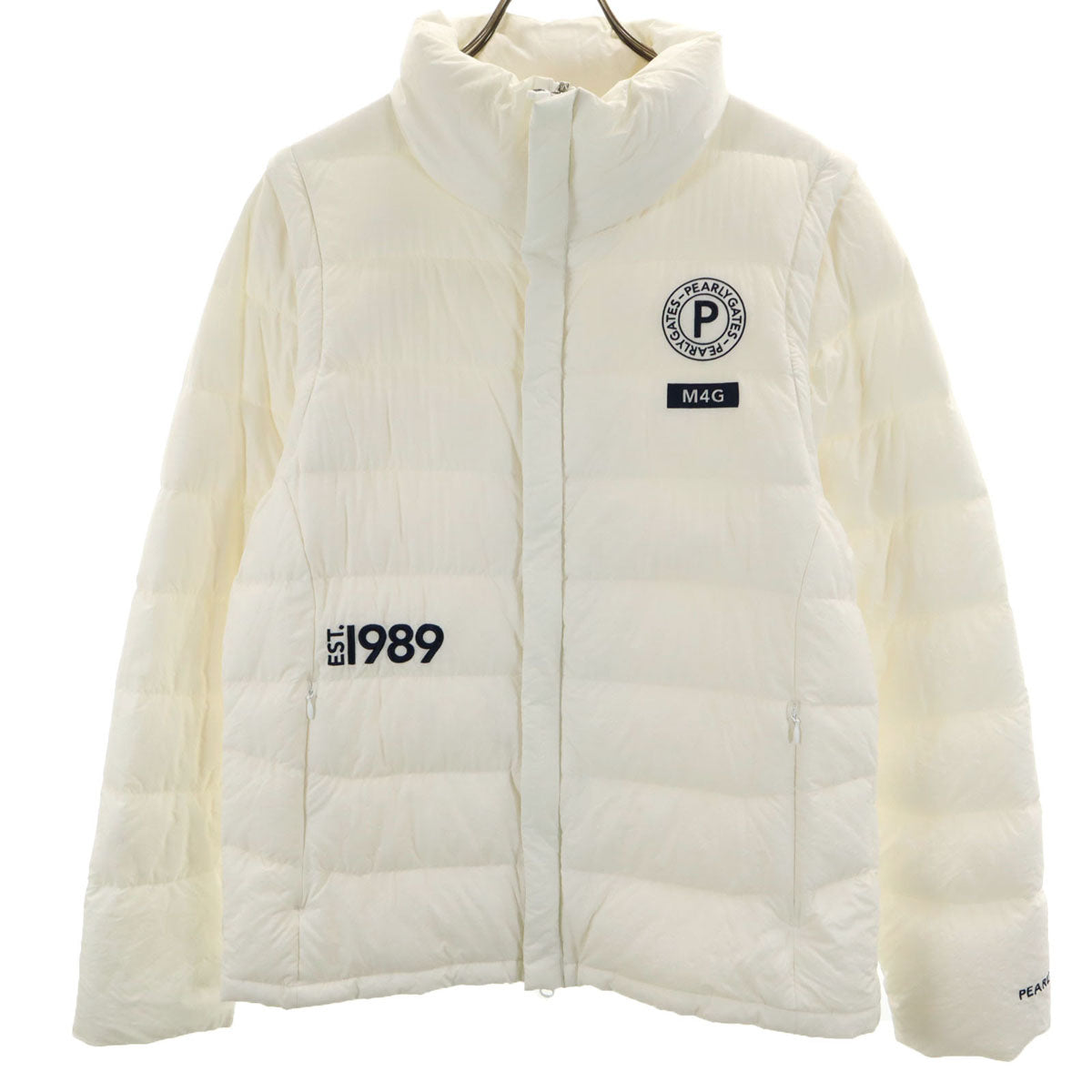 PEARLY GATES パーリーゲイツ ゴルフ 2WAY ハイブリッド ダウンジャケット 5 ホワイト メンズ