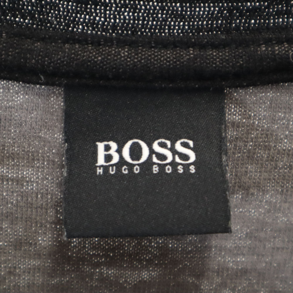 BOSS HUGO BOSS ボスヒューゴボス 長袖 Vネック カットソー S ブラック メンズ