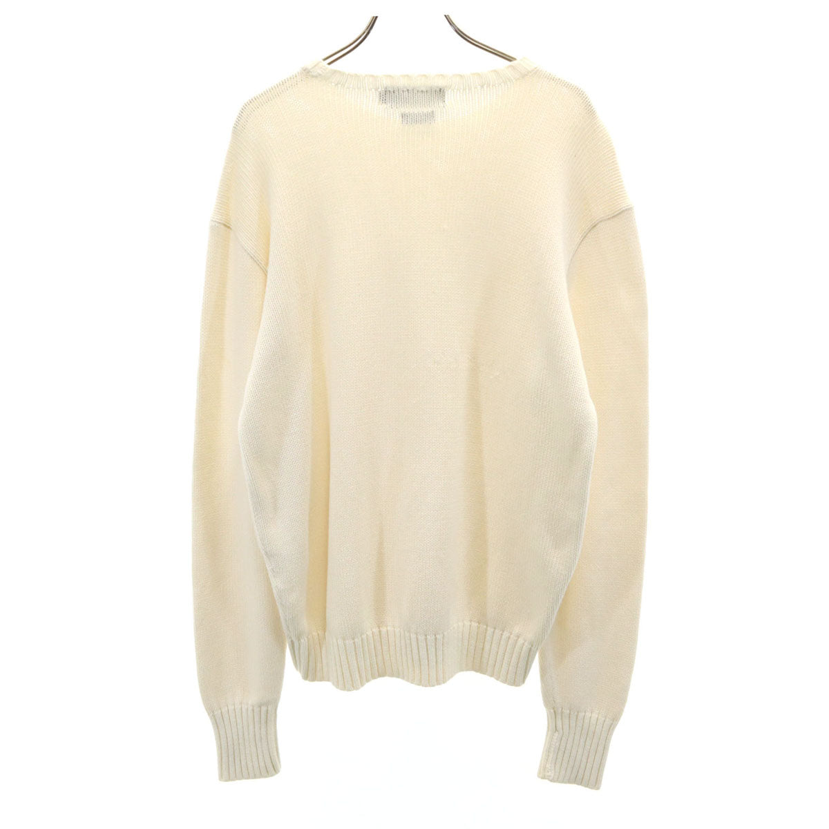 Polo by Ralph Lauren ポロバイラルフローレン 長袖 セーター M クリーム ニット メンズ