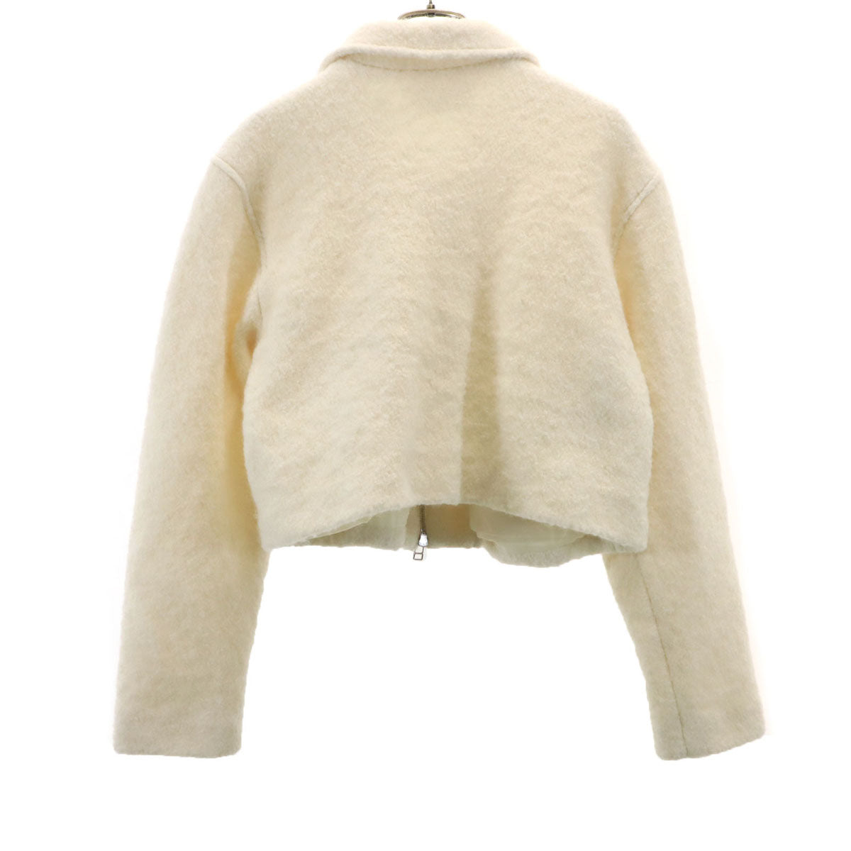 THE TOE ザ トゥー ショート丈 ブークレ ジャケット FREE アイボリー ボア レディース