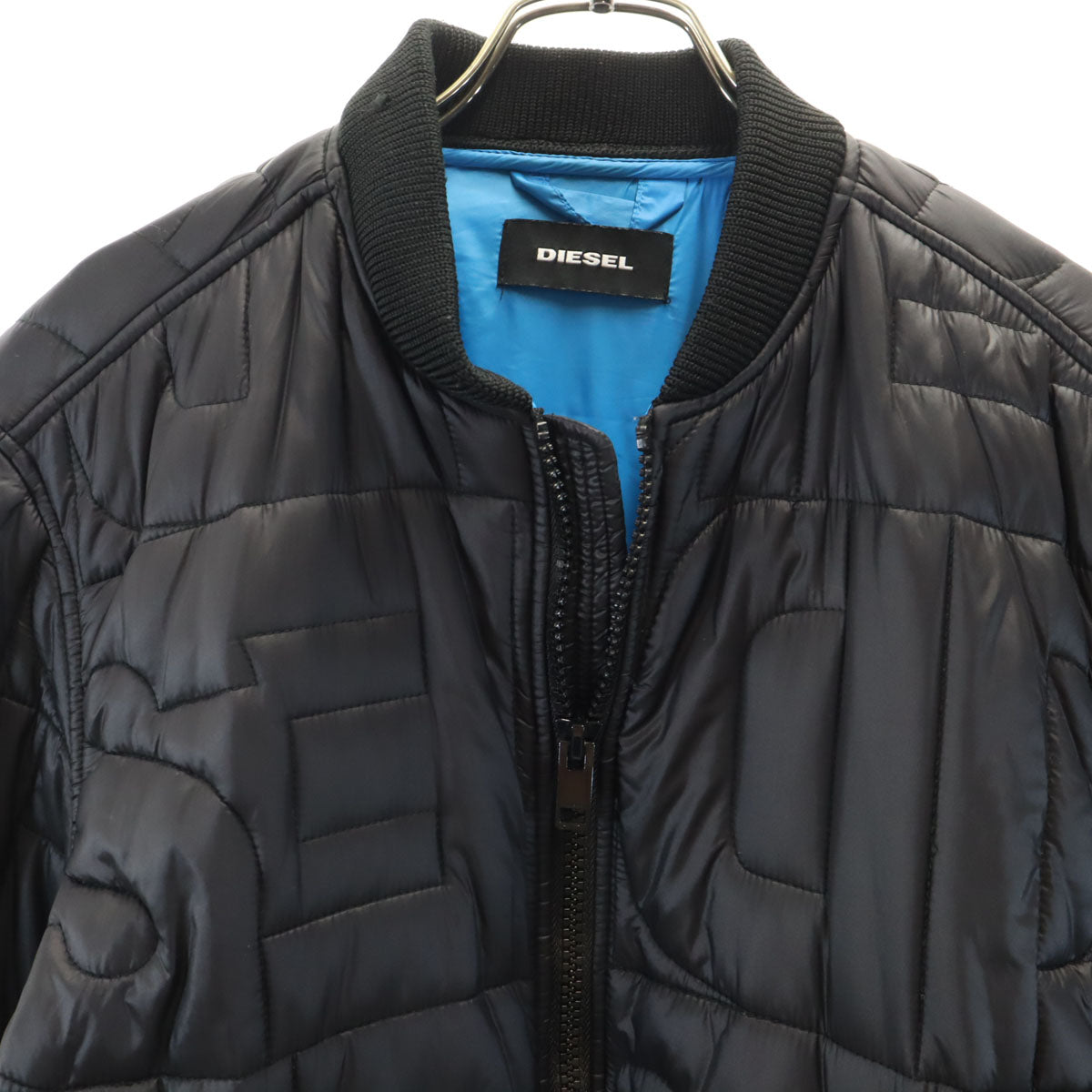 DIESEL ディーゼル キルティングジャケット M ブラック 中綿 ボンバー メンズ