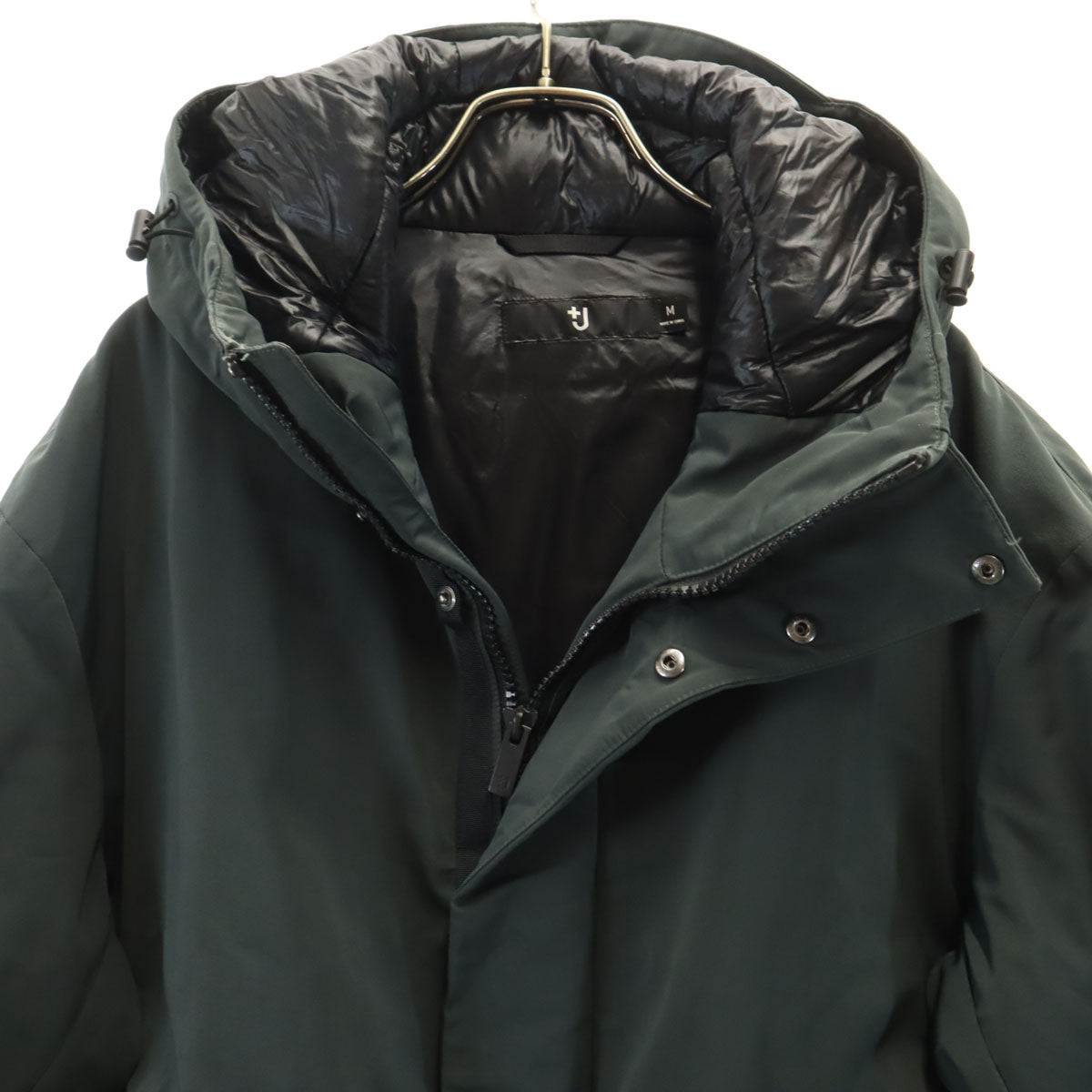 UNIQLO +J ユニクロ プラスジェイ 長袖 ハイブリッドオーバーサイズ ダウンパーカー M カーキ メンズ