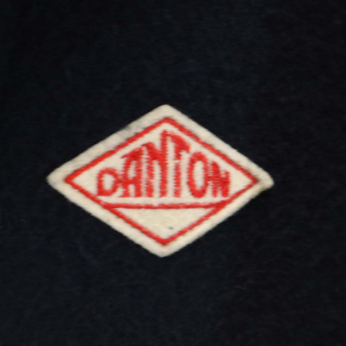 Danton ダントン 日本製 ウールモッサ ジャケット 38 ネイビー レディース