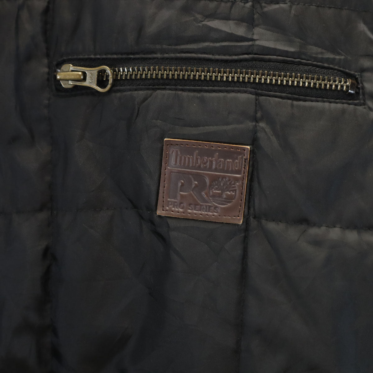 Timberland ティンバーランド リバーシブル ジャケット ブラック PRO SERIES 薄中綿入り メンズ