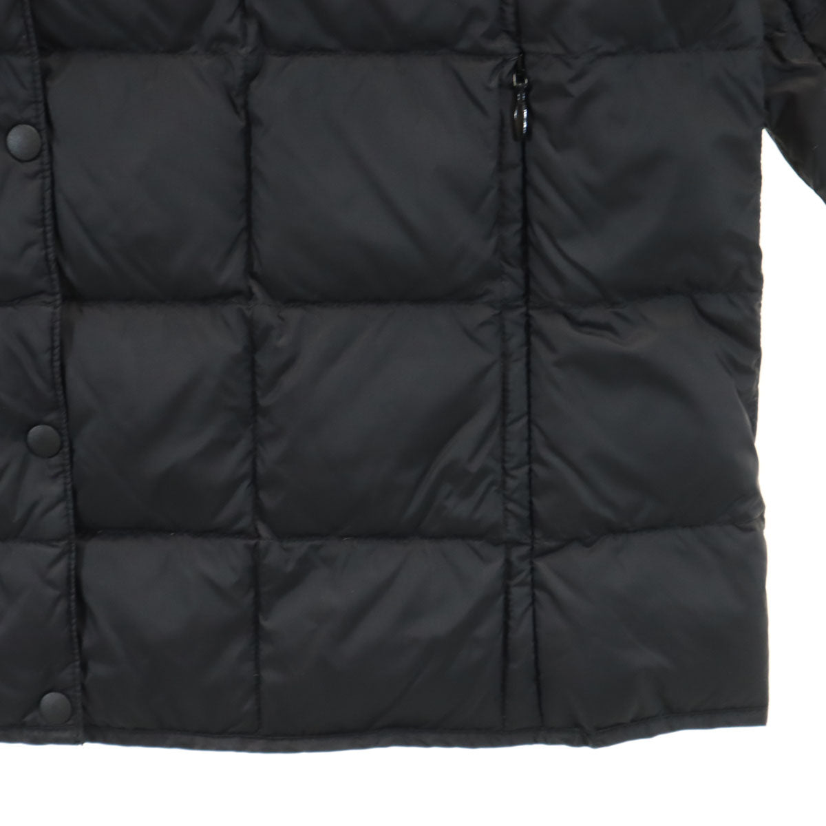 TAION タイオン インナー ダウンジャケット L ブラック 収納袋付き レディース