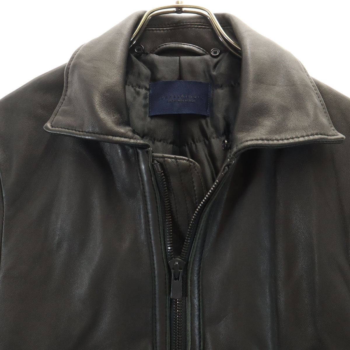 junhashimoto ジュンハシモト レザージャケット S ブラック nano universe メンズ