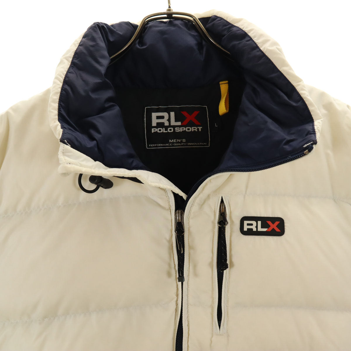 POLO SPORTS ポロスポーツ ダウンジャケット L ホワイト RLX アクティ21 メンズ