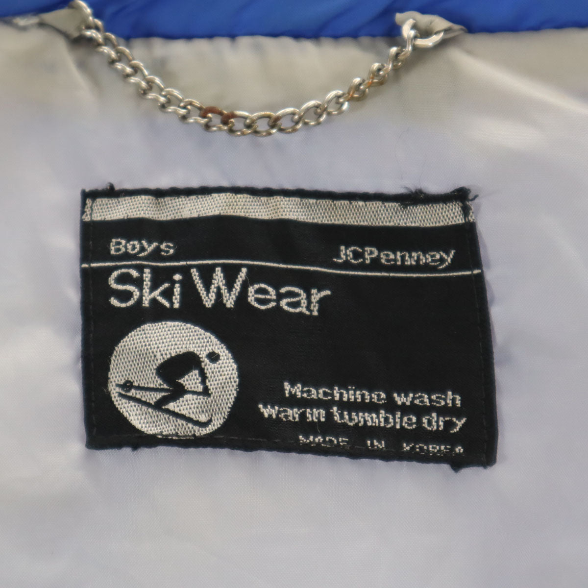 JC PENNEY ジェーシーペニー 80s 韓国製 ヴィンテージ スノーボード 2WAY 中綿ジャケット グレー系 スキー キッズ