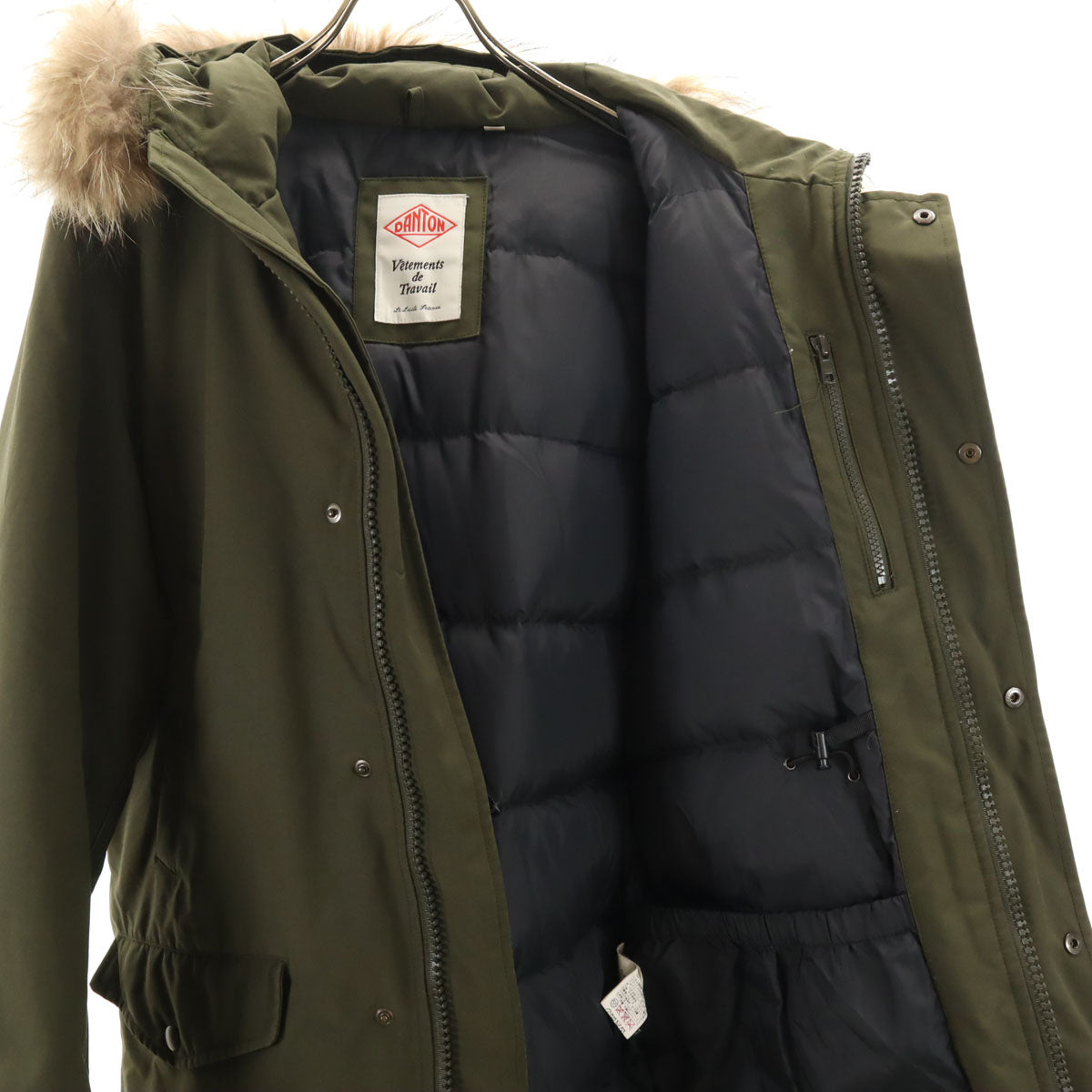 Danton ダントン ダウンジャケット 40 カーキ メンズ