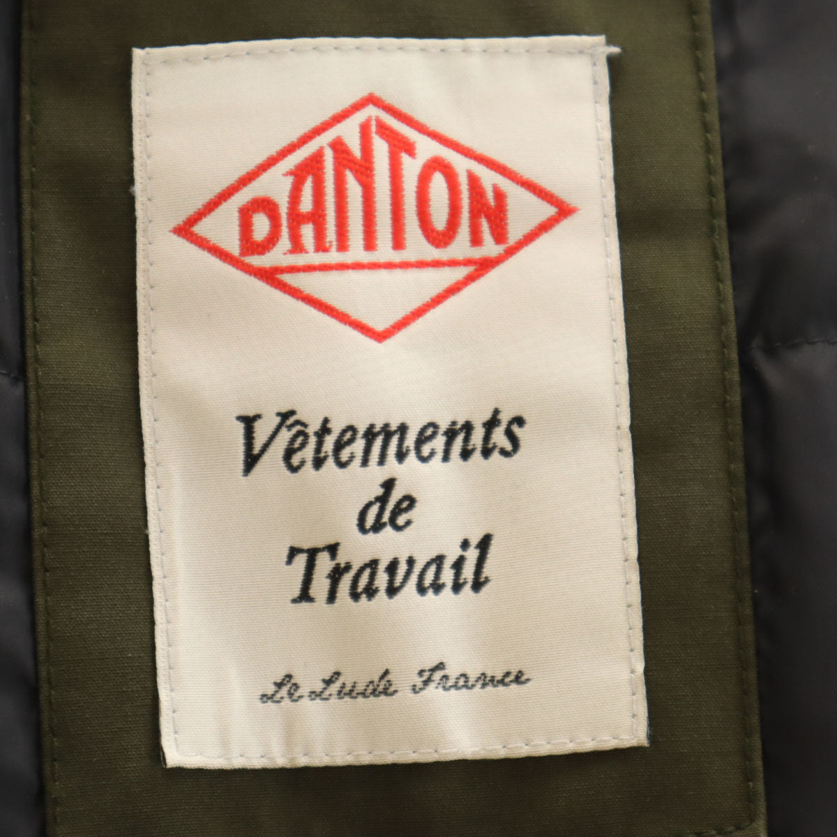 Danton ダントン ダウンジャケット 40 カーキ メンズ