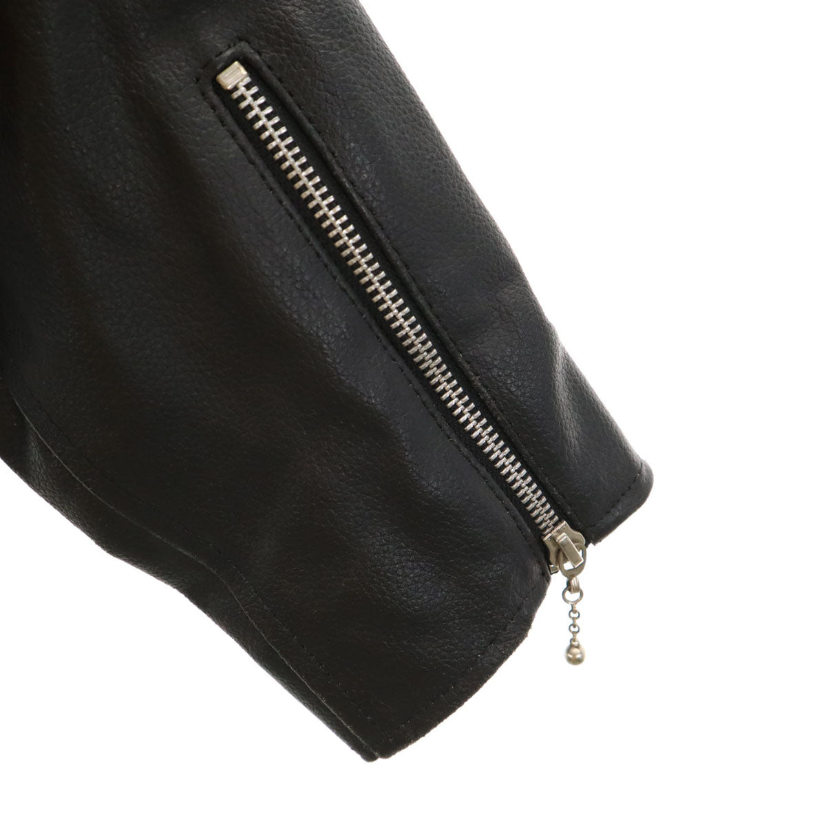 レザー ライダースジャケット 4L ブラック系 ビッグサイズ 裏キルティング メンズ