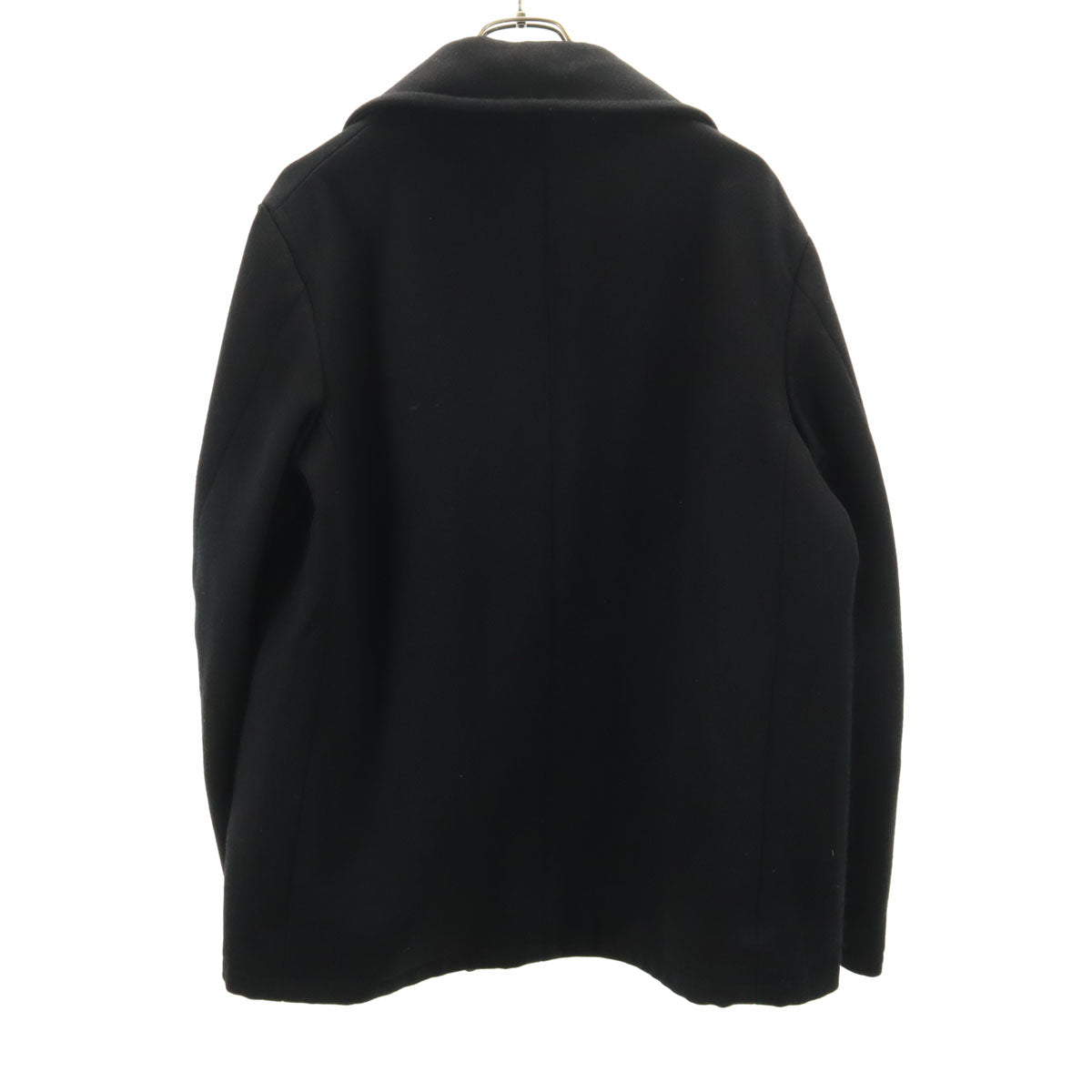 Camoshita カモシタ UNITED ARROWS 日本製 ウールブレンド ピーコート 46 ブラック系 メンズ