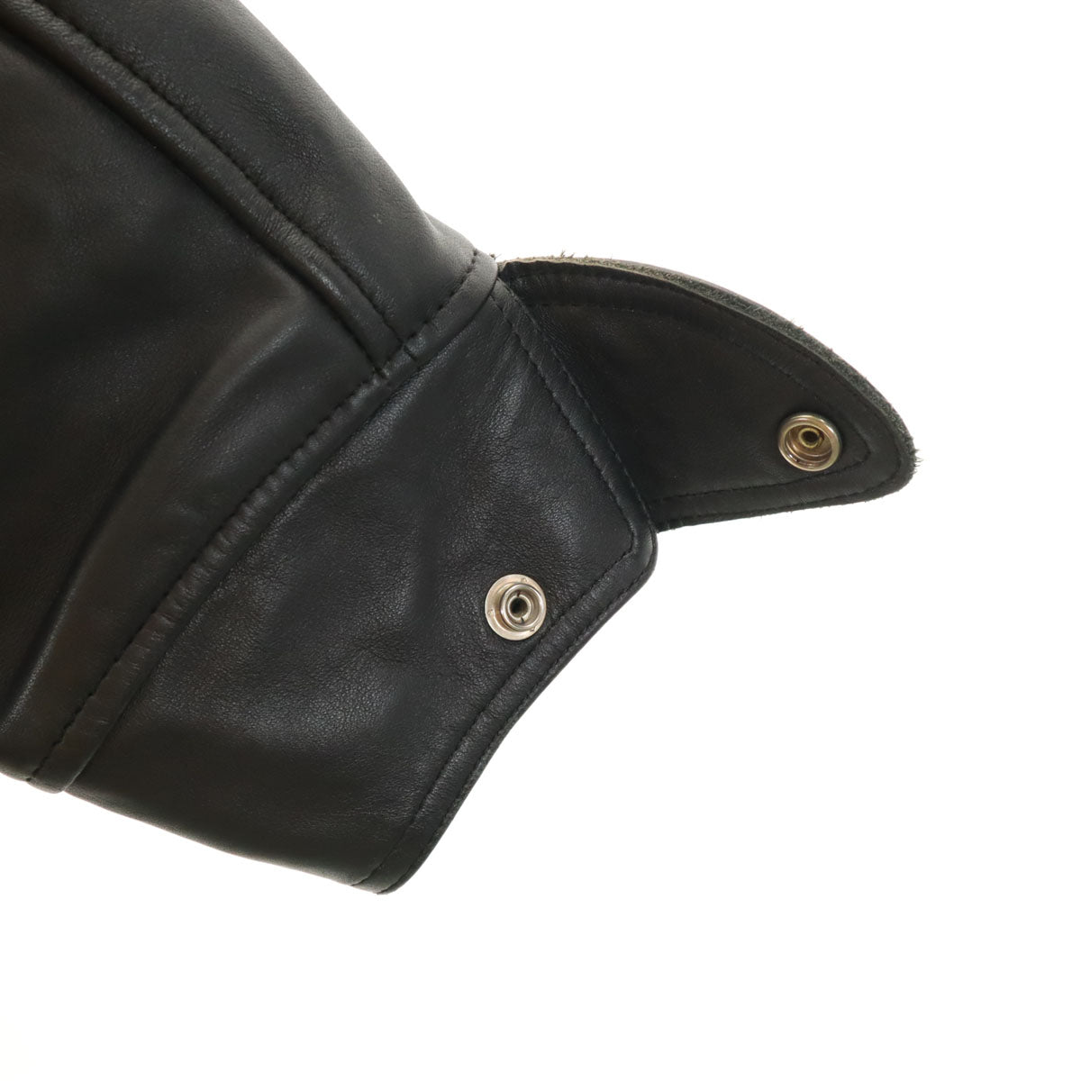 NANKAI ナンカイ レザージャケット M ブラック系 ライナー 裏キルティング メンズ