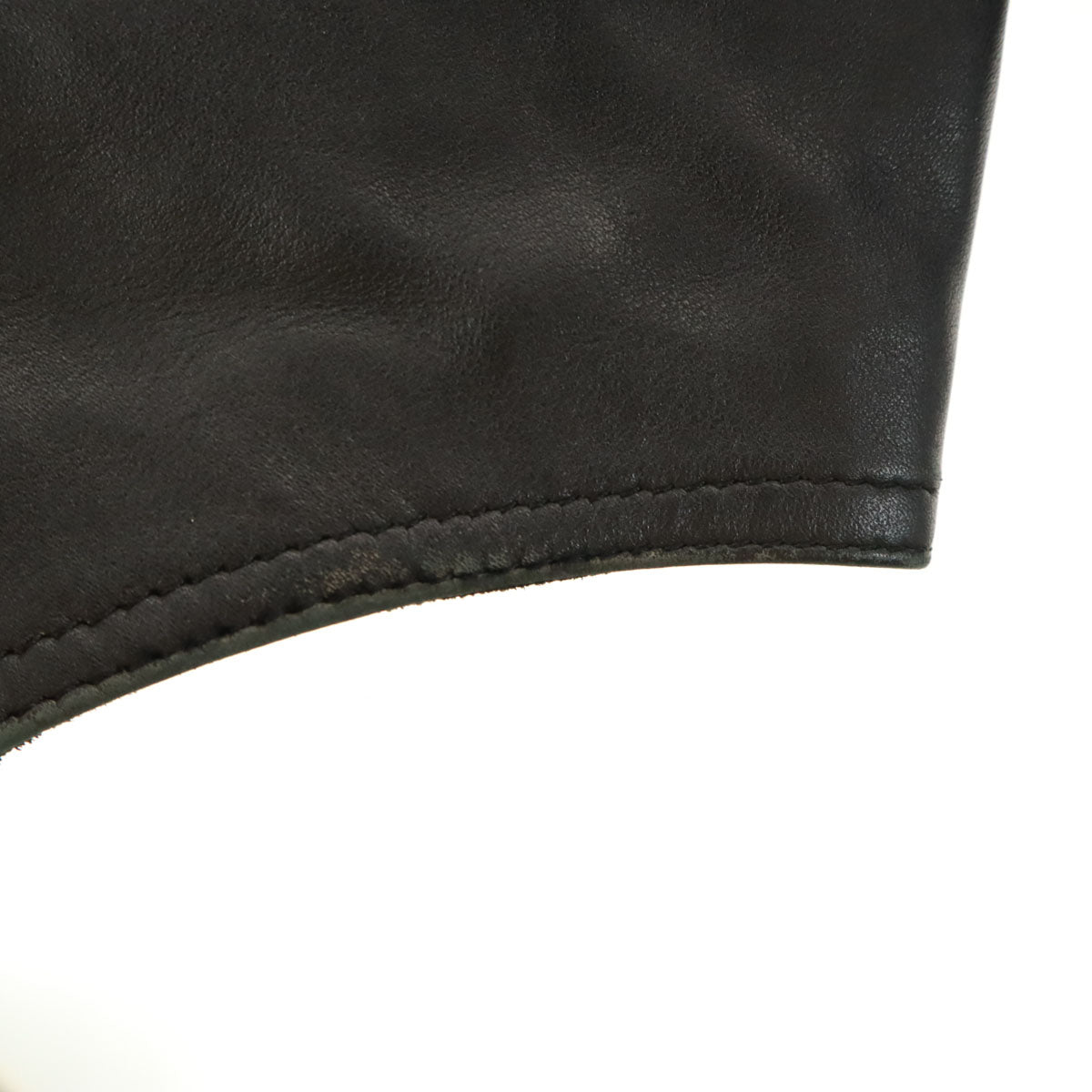 NANKAI ナンカイ レザージャケット M ブラック系 ライナー 裏キルティング メンズ