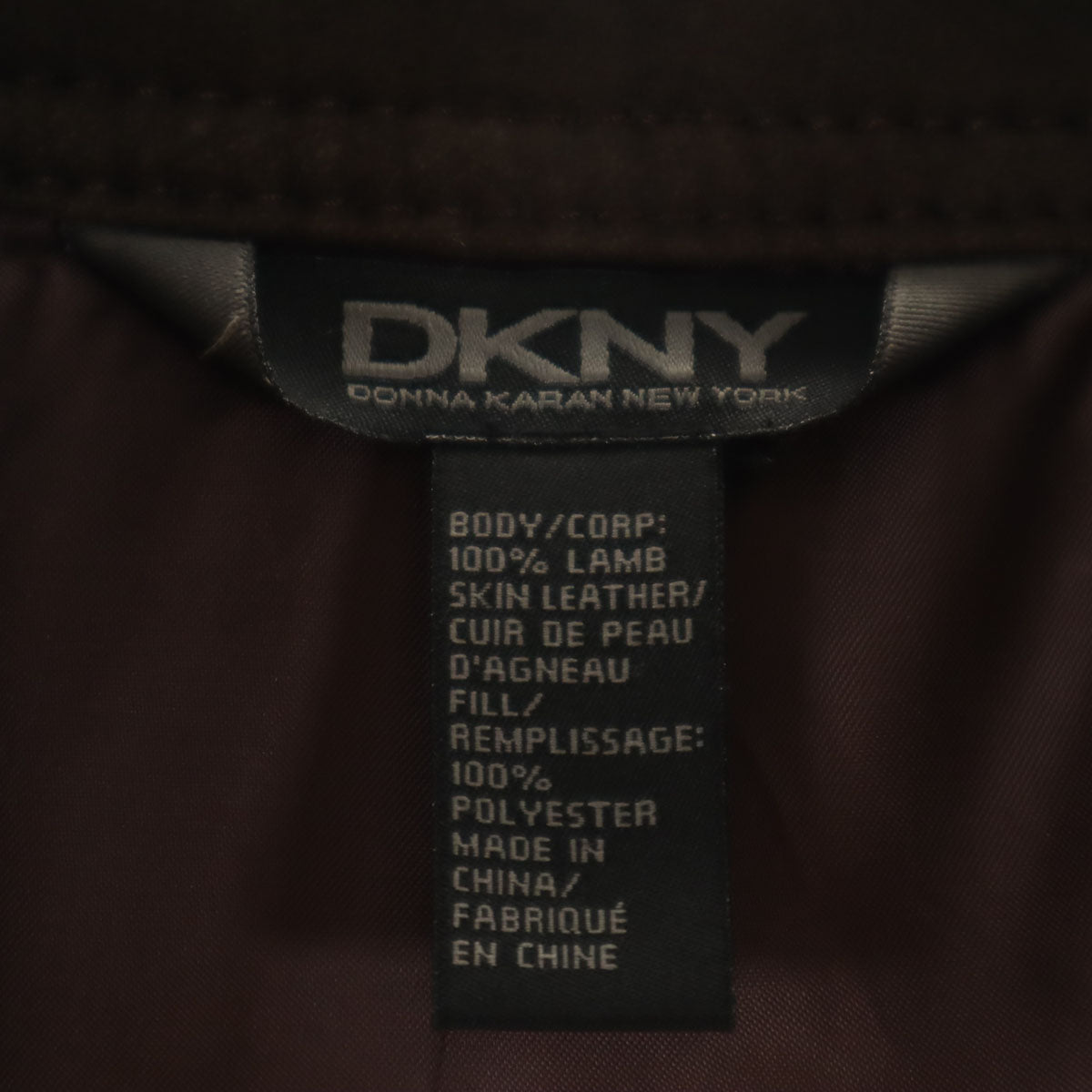 DKNY DONNA KARAN NEW YORK ダナキャランニューヨーク スエードレザージャケット S ブラウン メンズ