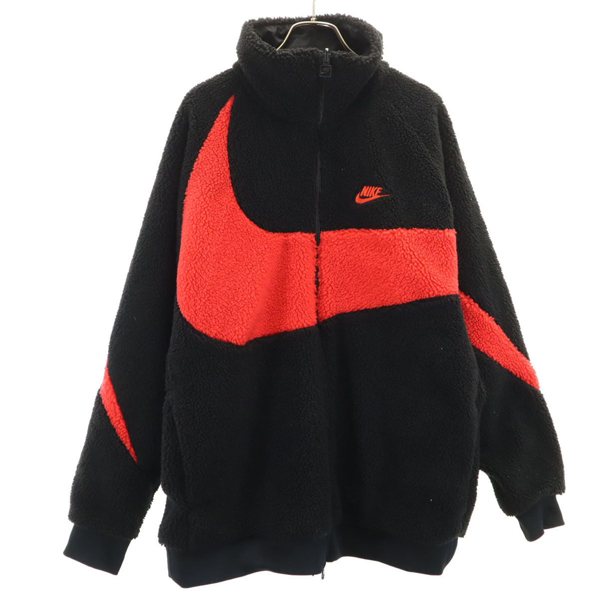 NIKE ナイキ フリースジャケット XL ブラック リバーシブル メンズ