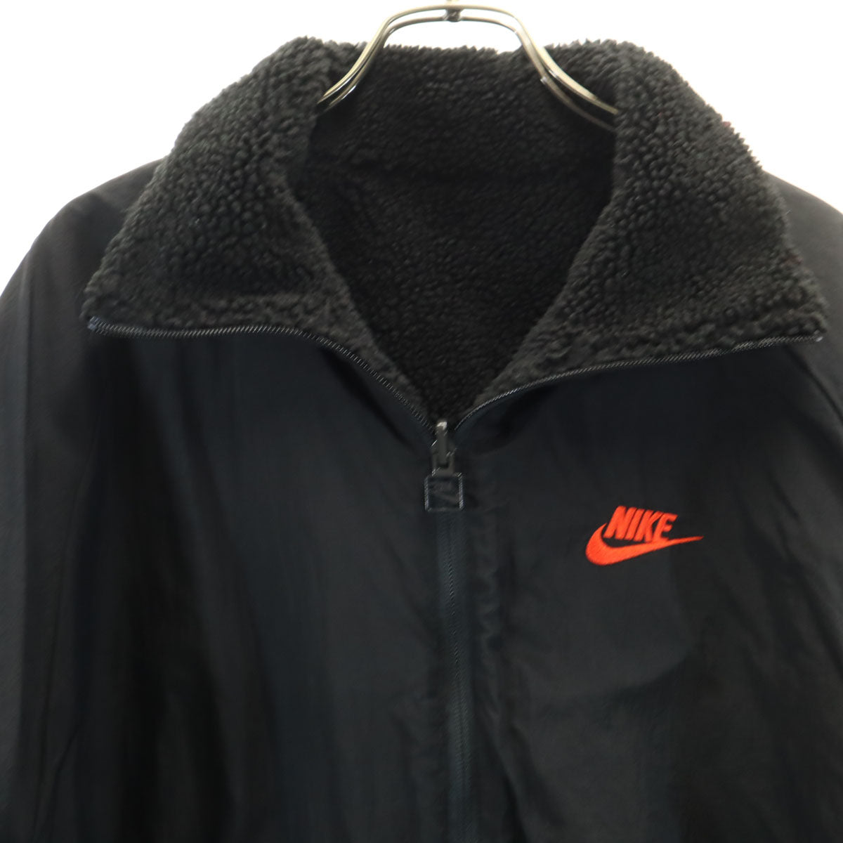 NIKE ナイキ フリースジャケット XL ブラック リバーシブル メンズ